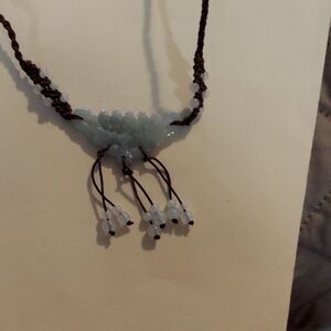 Elegant Jade and Bead Necklace